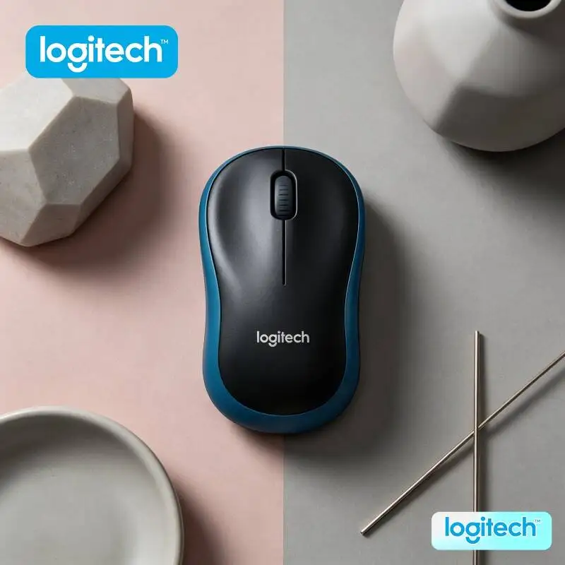 

Logitech M185 Efficient Work Mouse Auto-Sleep 12-Month Battery 10m Range 3 Buttons Navigation Home Office Work Accessory