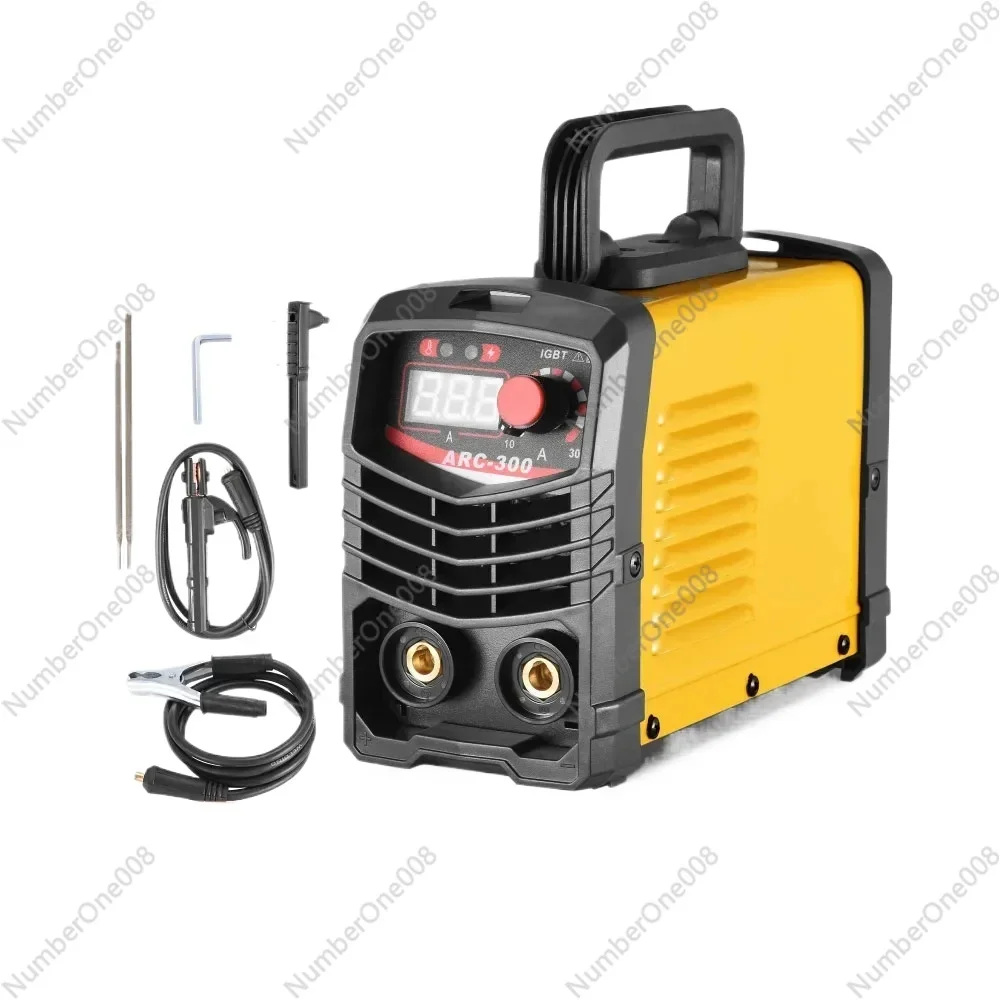 Portable 220V ARC MMA-300 Amp Welder IGBT Electric LCD Welder Inverter Welder with Electrode Holder