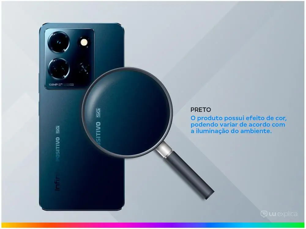 Smartphone Infinix Note 30 256GB Black 5G Mediatek Dimension 6080 8GB RAM 6,78 "Camera. Triple + Selfie 16MP Dual Chip Sound by JBL