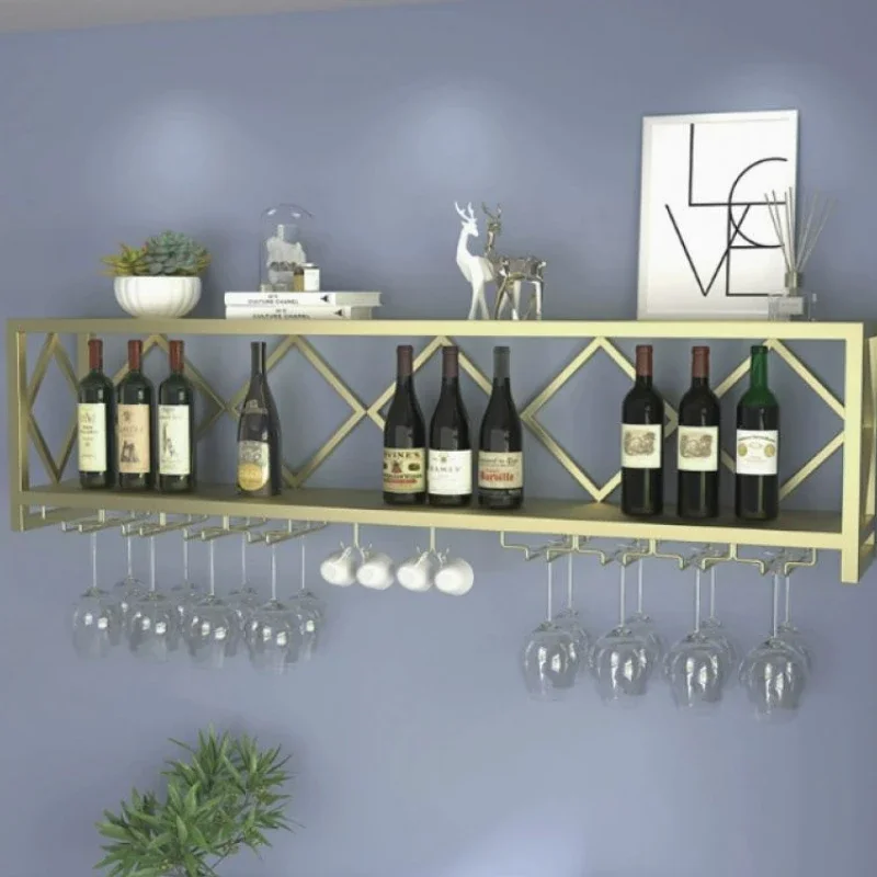 素朴なキャビネット ワインキャビネット 高級収納ディスプレイ アンティークワインキャビネット ベーカーズトール ウォールライト付きメタル シュザフカ バー装飾