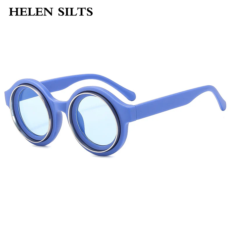 Retro Round Women Candy Color Sunglasses Fashion Men Punk Shades UV400 Sun Glasses