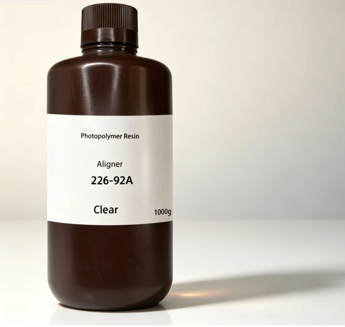 1KG Clear Anti-Yellow Orthodontic Liquid UV Resin Lab Direct Fabrication Orthodontic Trays High Precision