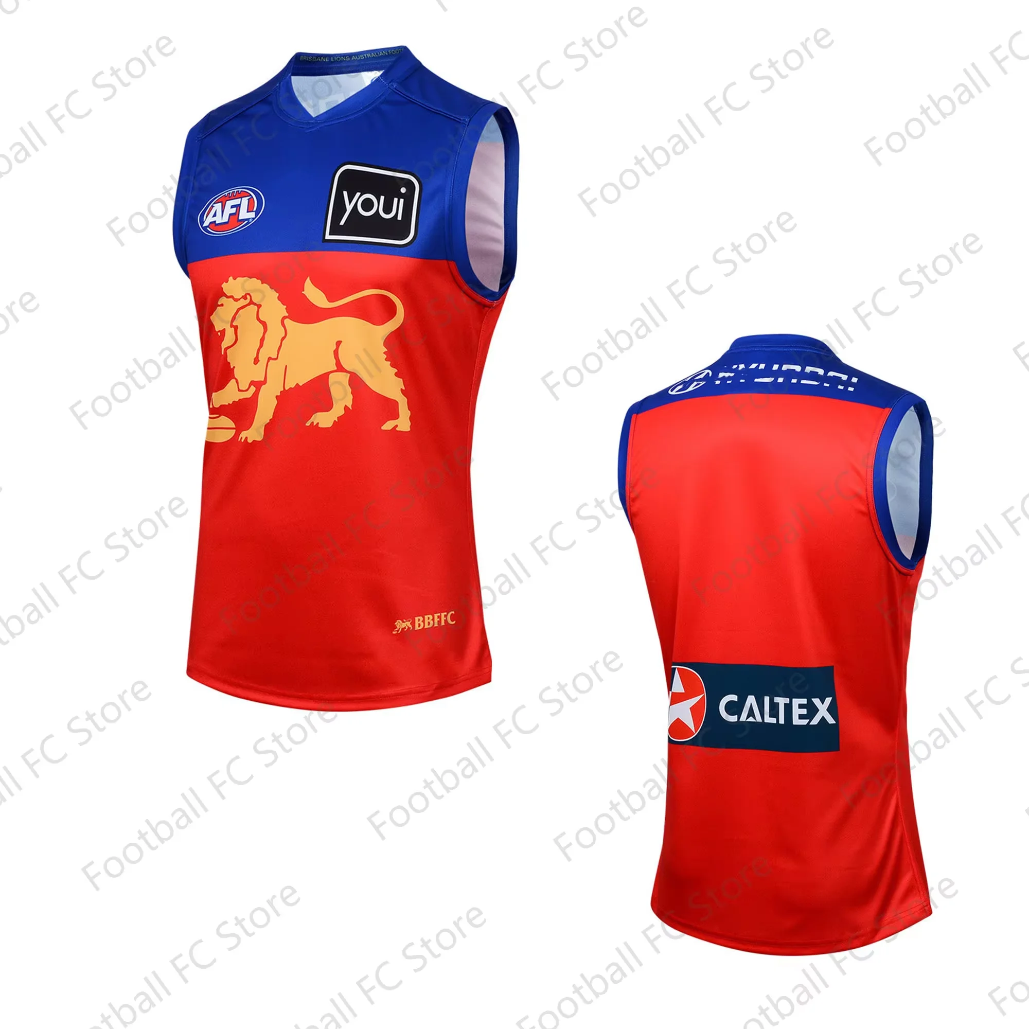 2024 New Arriavl Summer A.F.L Australian Brisbane Lions 2024 Mens Home Baskerball Jersey Oversized loose Vest For Adult/Kids Kit