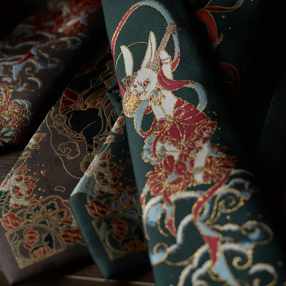 [Lin Yuejun]JK cravate uniforme chemise pour femmes et hommes DK Jacquard décontracté collège Style littéraire aucun cravate nécessaire