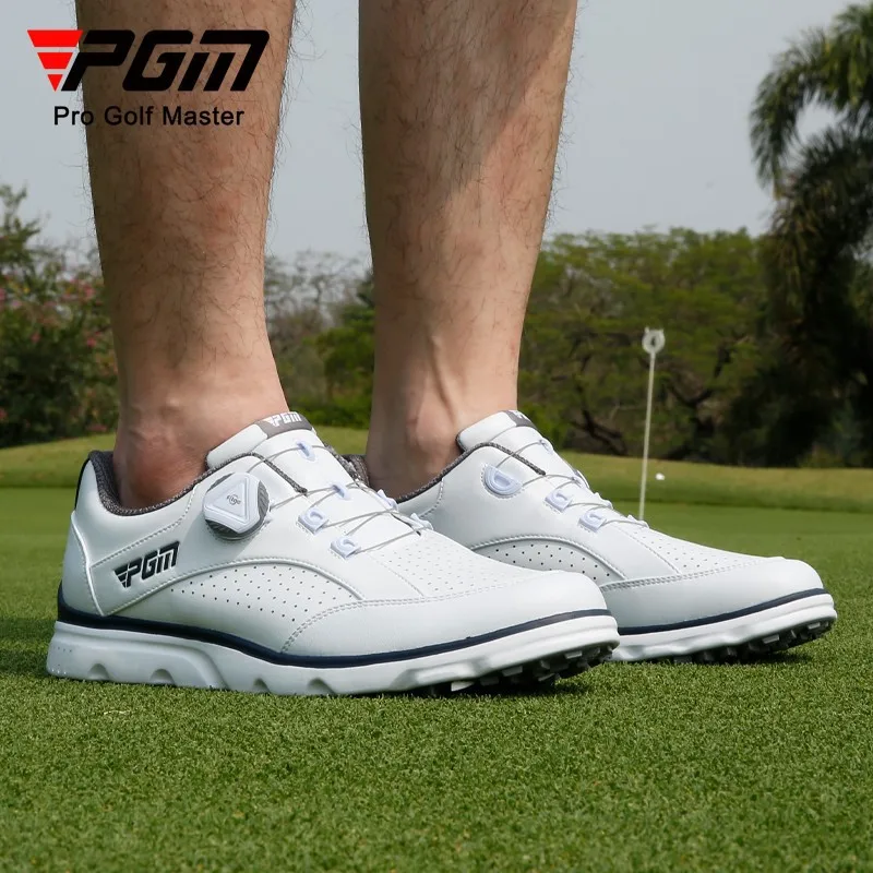 

PGM Golf Shoes Golfer Knob Sport Shoes Man Ankle Golf Sneaker Soft Golfing Shoes Non Slip Comfortable Walking Leisure Shoe