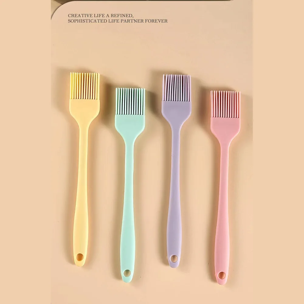 Silicone basting brush High temperature resistant pastry brush Barbecue brush Cooking baking appliance upgrade