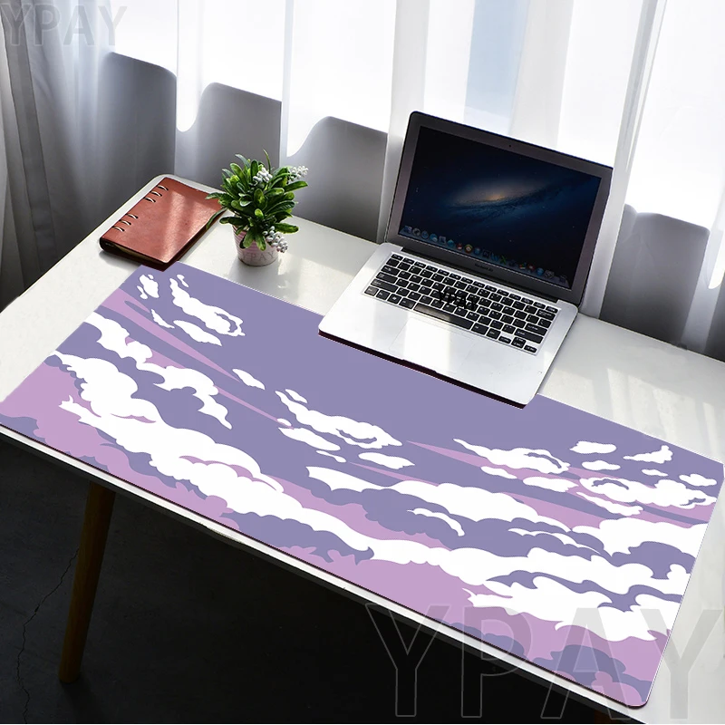 

Large Gaming Mousepads Clouds Mouse Pad Computer Mousepad Mouse Mat 90x40cm Desk Pads For PC Keyboard Mats Table Carpet