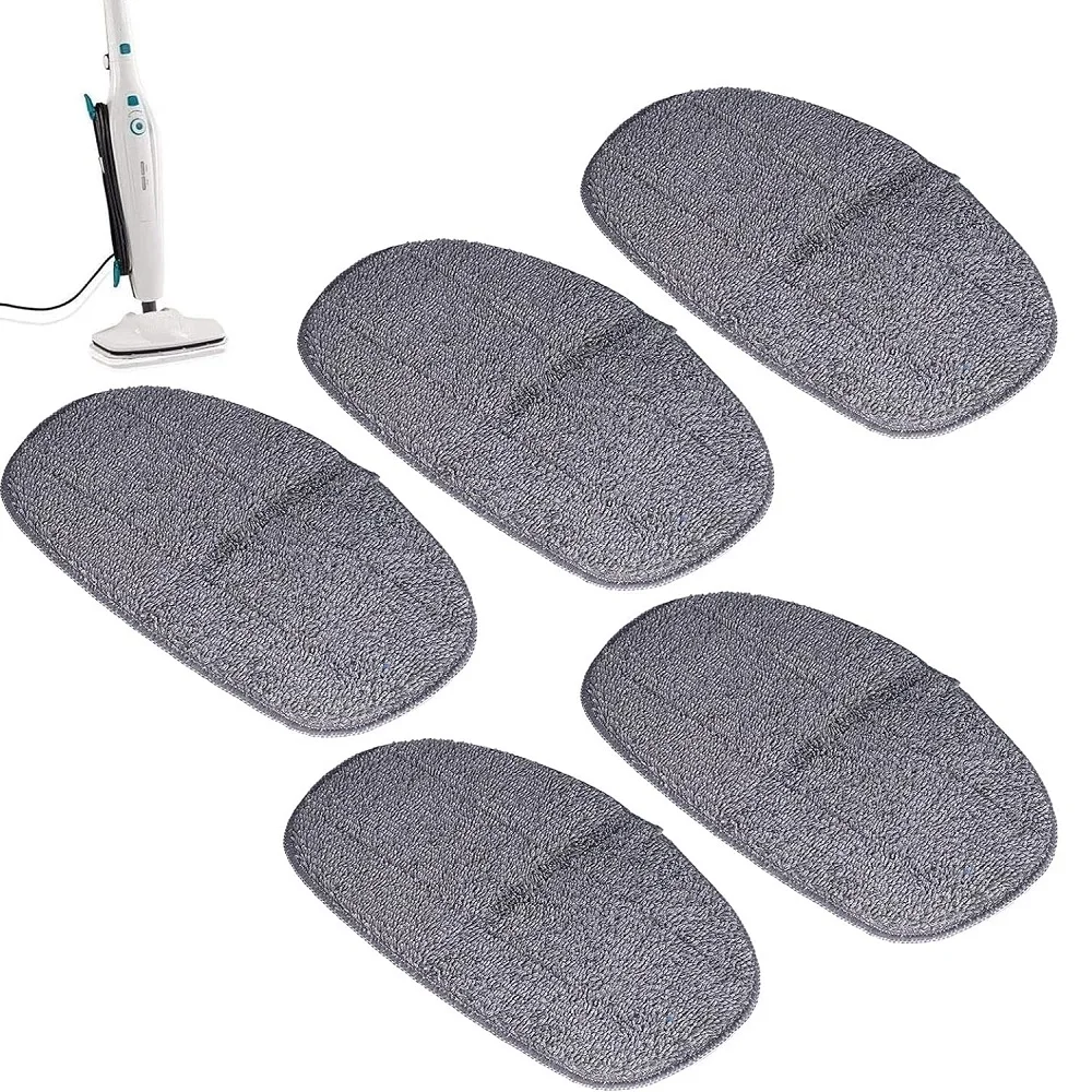 5 pçs pano mop a vapor almofadas de esfregão de fibra ultrafina compatível com leifheit cleantenso almofada de limpeza a vapor esfregando pano esfregão a vapor