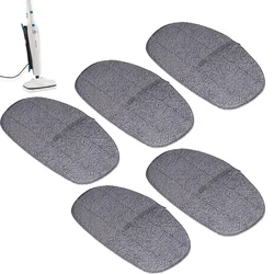 5PCS Steam Mop Cloth Ultrafine Fiber Mop Pads Compatible with Leifheit Cleantenso Steam Cleaning Pad Mopping Cloth Steam Mop Pad