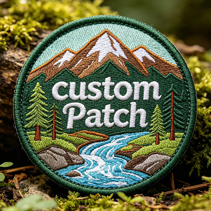 Écussons personnalisés pour chapeaux et vestes - Brodés, tissés, PVC, chenille, cuir, badges thermocollants/à coudre, conception de logo personnalisée