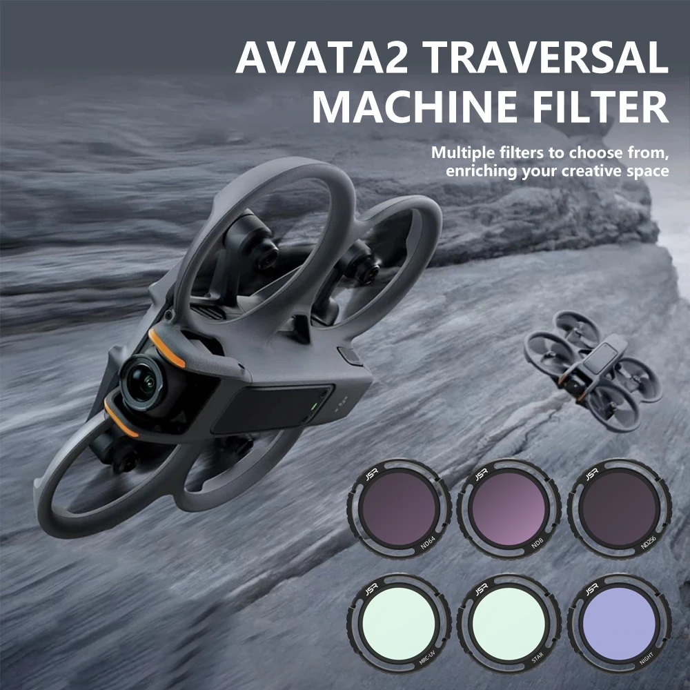 Applicable to DJIAvata2 Traversing Machine Filter Set DJIAvata2 UAV Aerial Photography CPL Mirror UV Protective Mirror