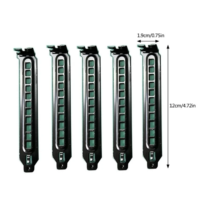 Слот из нержавеющей стали PCI Blanting Plate PCI Blank Cracket Heat Dissipation