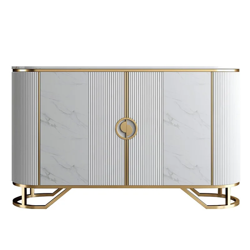 

Light luxury entrance cabinet Modern new Chinese side cabinet Marble entrance hall Simple decorative cabinet American locker