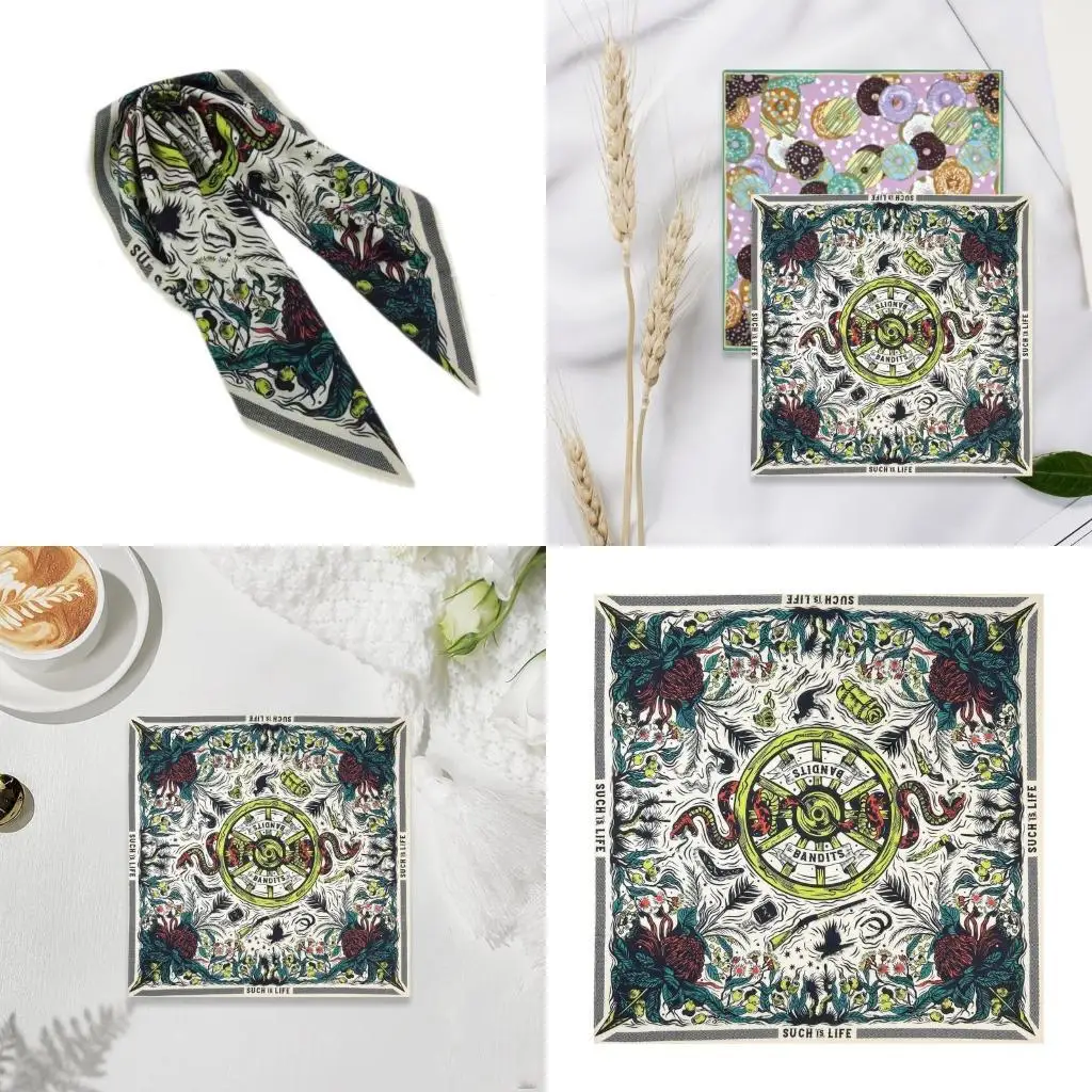 

652F Cool Bandana Head Scarfs Bandana Street Dance Head Scarf Photo Props