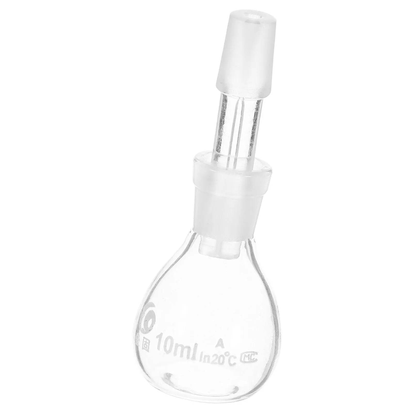 

10Ml Glass Density Bottle Corrosion Resistant High Temperature Lab Use for Liquid Density Specific Gravity Measurement