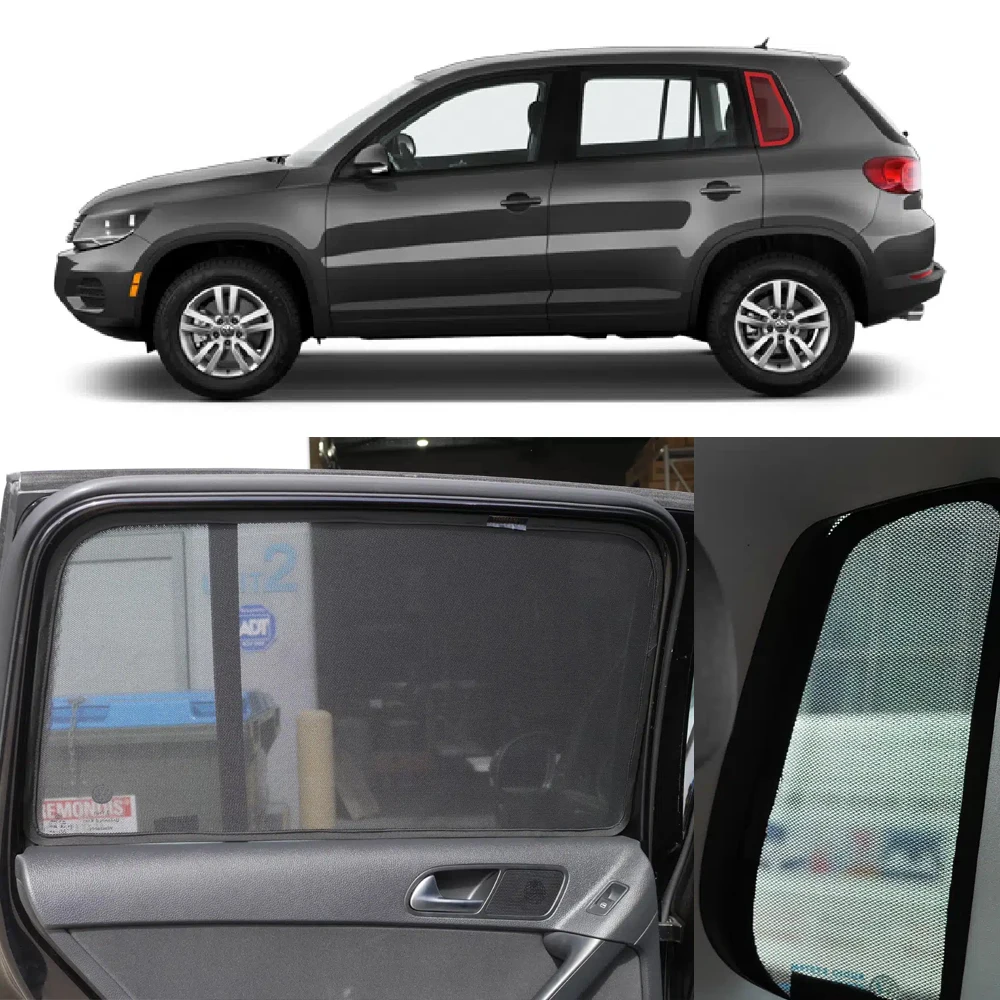 

For Volkswagen VW Tiguan 5N 2007-2016 Magnetic Car Sunshade Shield Front Windshield Curtain Rear Side Baby Window Sun Shade