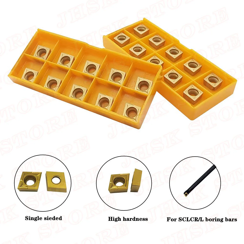 CCMT09T304/CCMT32.51 Carbide Turning Inserts,CCMT Insert Mutilayer Coated CNC Lathe Replacement Cutters Inserts