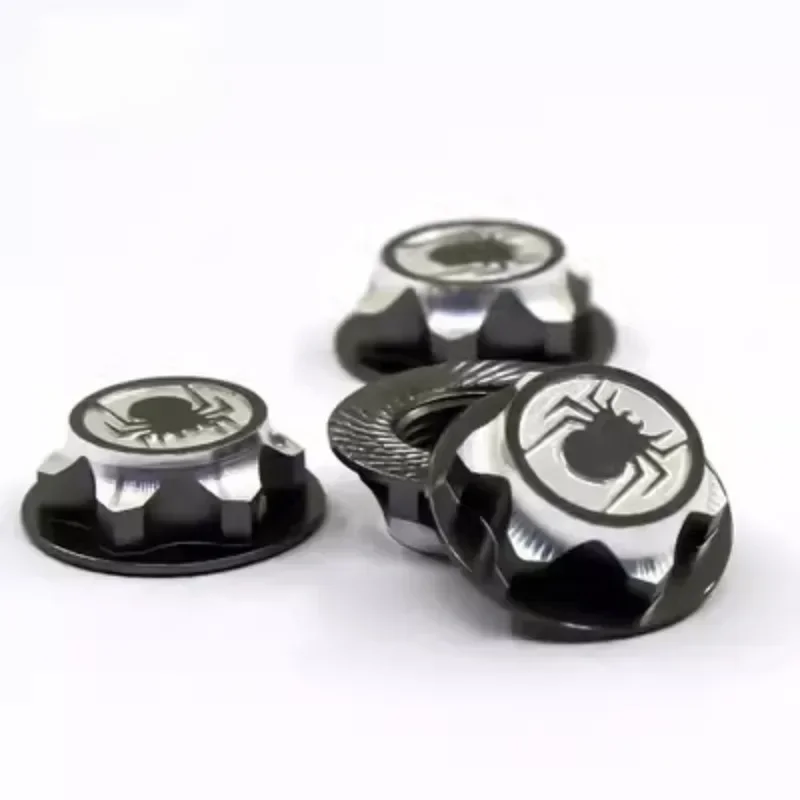 

RS RC 4pc/lot Aluminium Wheel Hub Cover Antidust Cover 17mm HEX Nut For RC 1:8 Model Car Anti-skid Wheel Cover