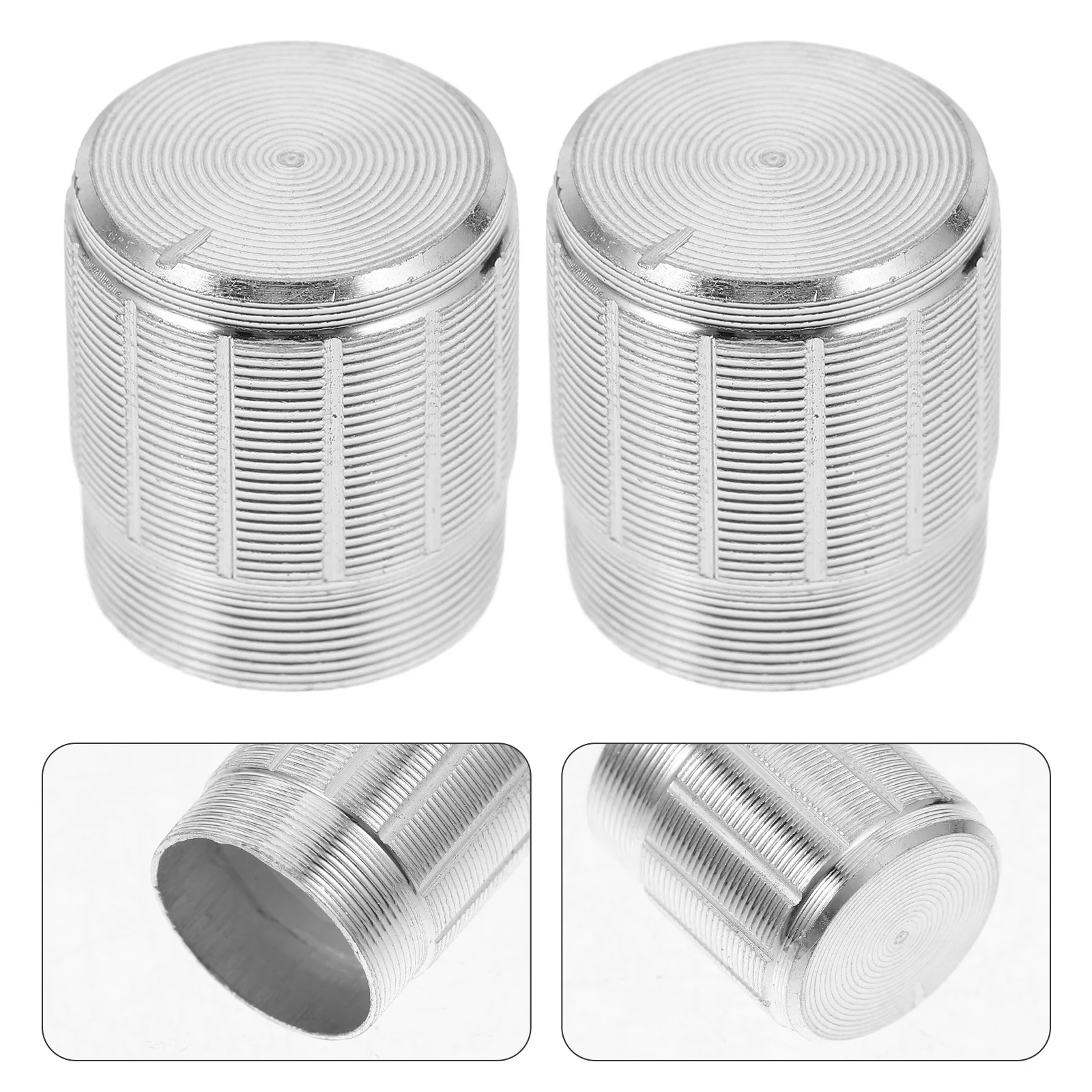 

10 Pcs Potentiometer Knob Bass Volume Knobs Electric Guitar Replacement Parts Aluminum Alloy Repair