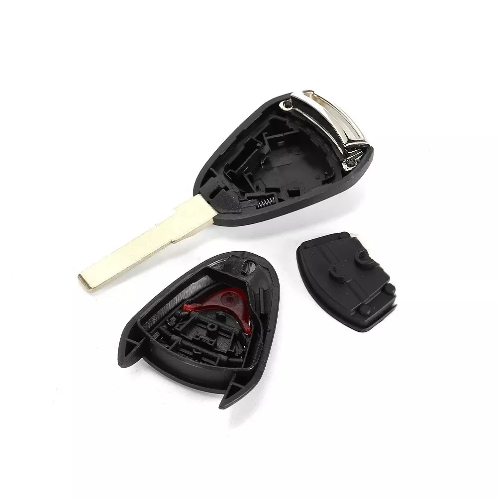 RFC-funda de llave de 3 botones para Porsche 911, 997, Boxster 987, Cayman, mando a distancia, carcasa de llave de bloqueo de coche, piezas de