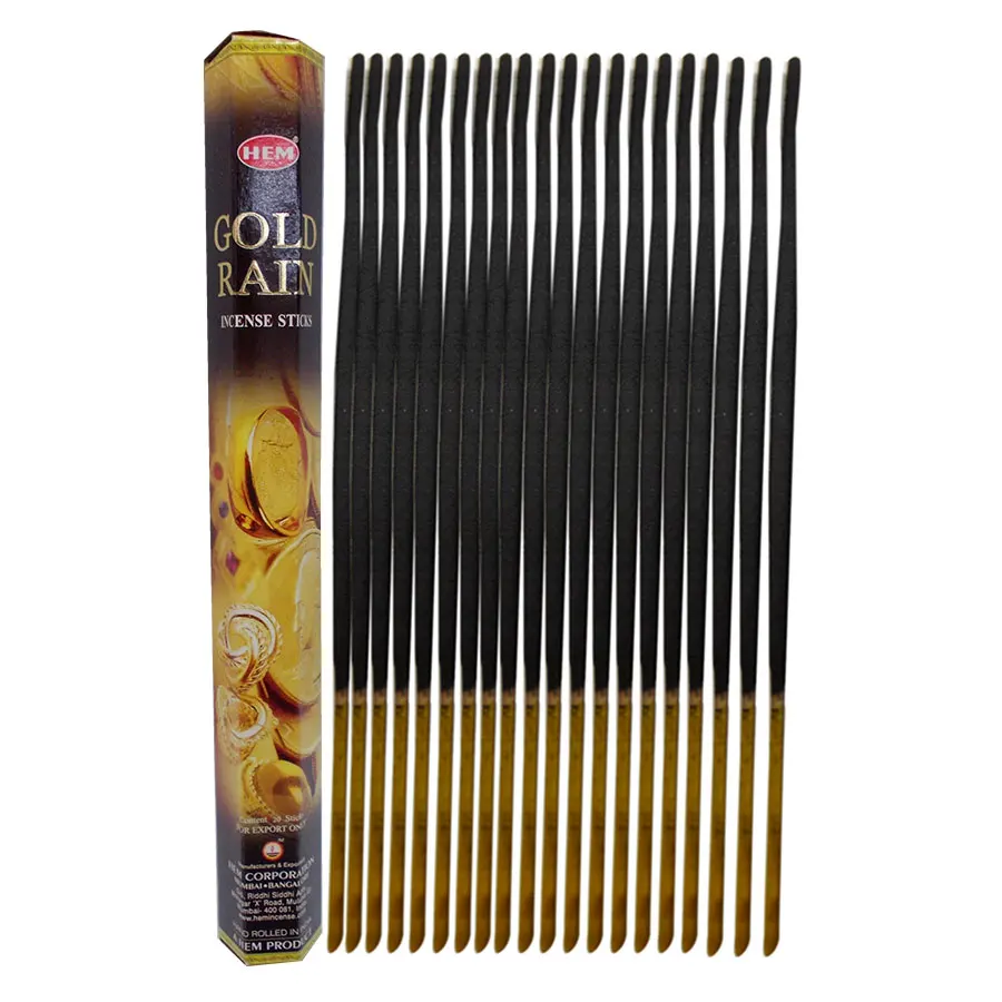 Gold Rain 20 Stick Incense-Gold Rain