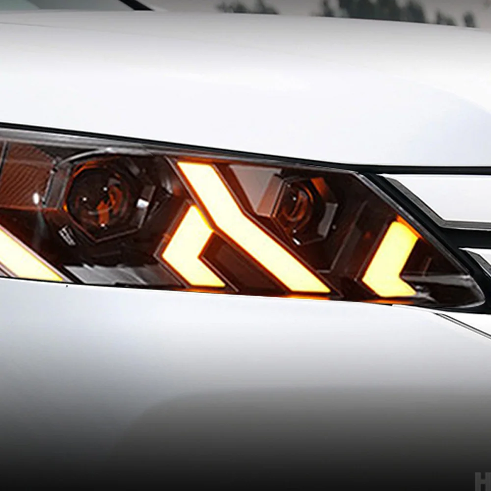 

For Honda Accord 9th 2013-2015 Car Headlight Assembly Upgrade LED Lamborghini Style Projector Lens Car Tool Accessories