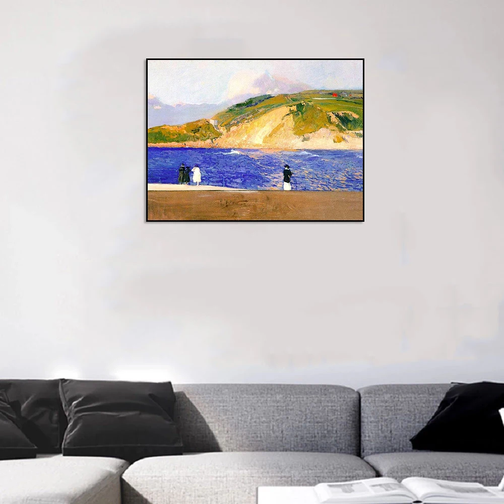 

Холст йоакин соролла «Монте-уллия», Сан-Себастьян, искусственное изображение, постер для украшения дома