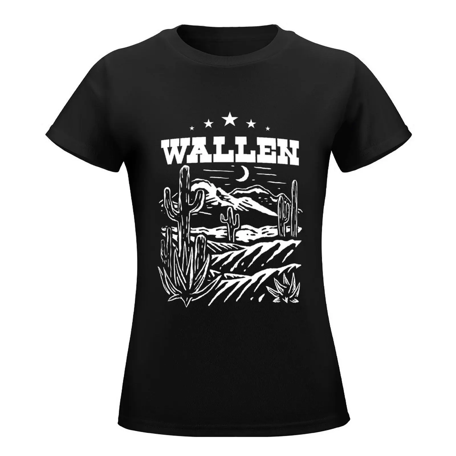 Wallen Western T-Shirt summer tops funny shirts graphic tees clothes for Women