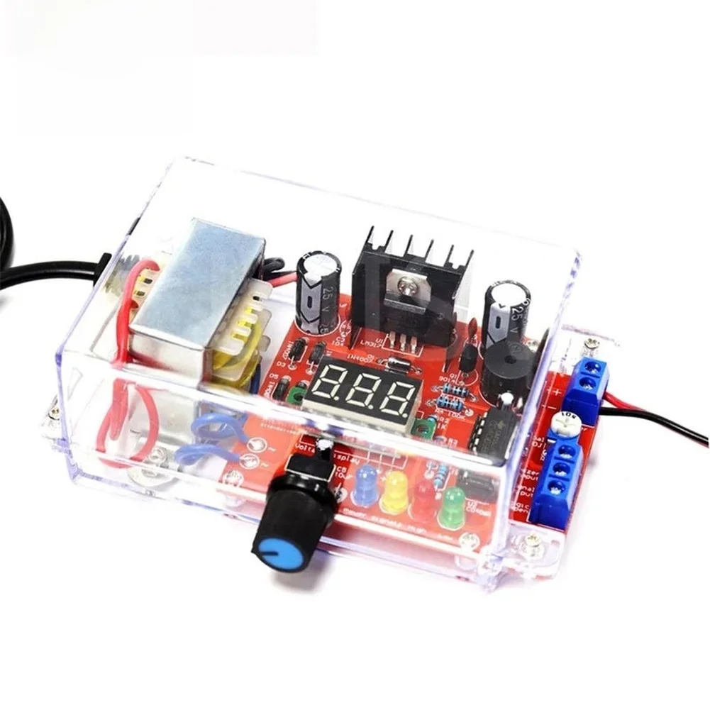 LM317 Adjustable Voltage Regulator Power Supply Kit DIY Electronic Project Signal Generator Function Logic Probe Feature