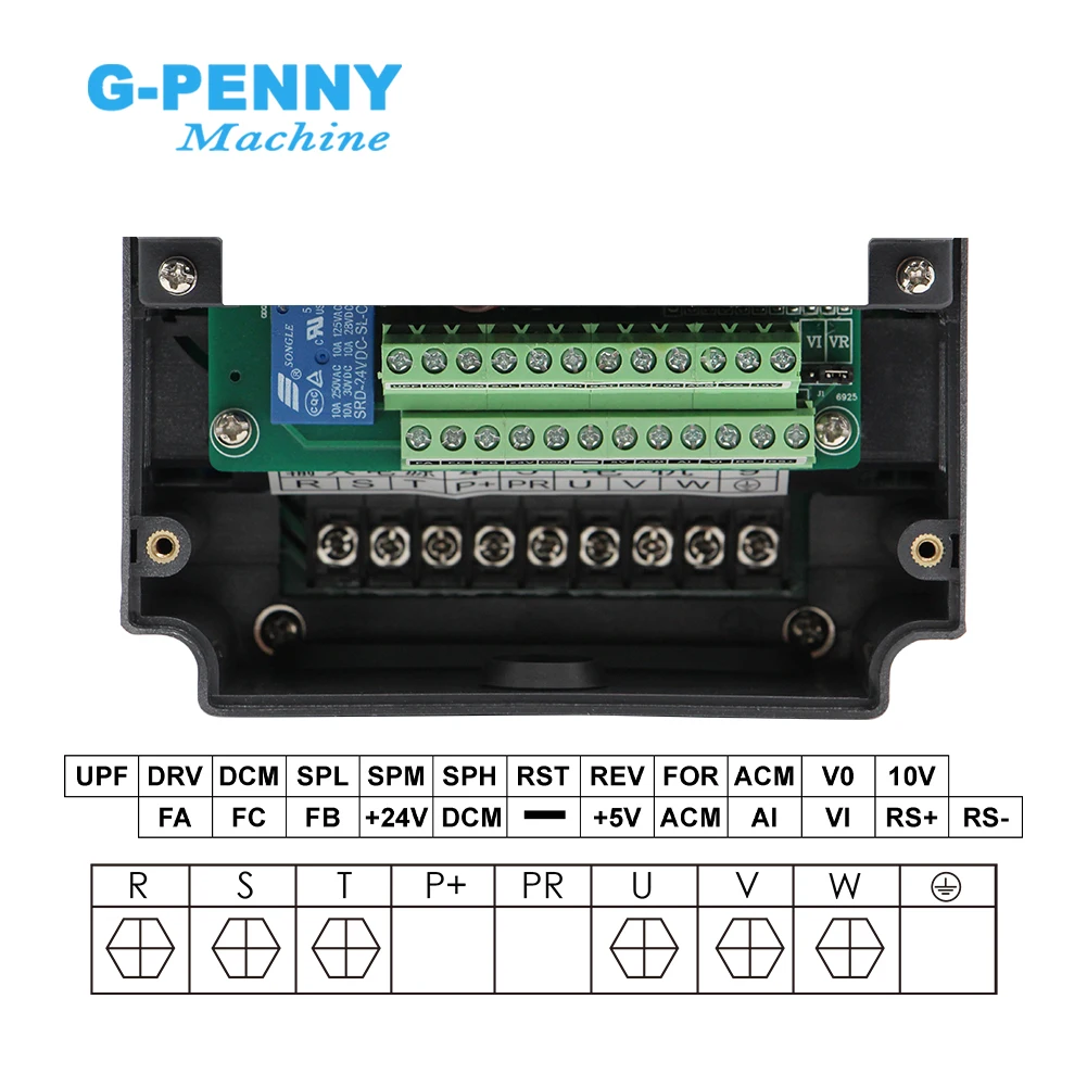 1.5kw VFD CNC spindle motor speed control 220v 380v Variable Frequency Drive Inverter 1HP or 3HP Input 3HP Output for cnc driver