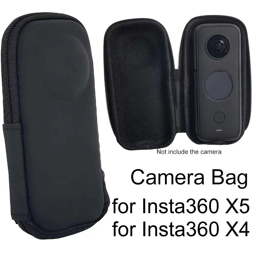 Портативная сумка для хранения камеры Insta360 X5 X4, водонепроницаемый чехол из искусственной кожи, дорожная сумка для 360°, аксессуары для камеры
