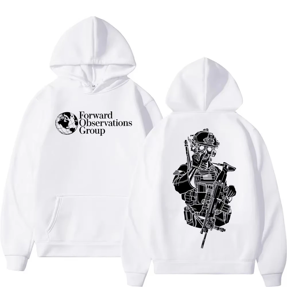 Fashion Oversized Pullovers Men Women Vintage Long Sleeve Sweatshirt Street Style Forward Observations Group Hoodies