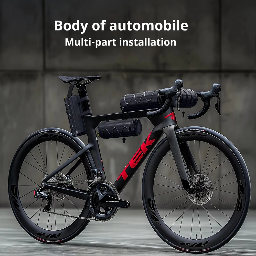 กระเป๋าหน้าจักรยาน กระเป๋าจักรยาน กระเป๋าเก็บของภายนอก กระเป๋าอเนกประสงค์สำหรับขี่จักรยาน กระเป๋าหน้าจักรยานเสือภูเขา อุปกรณ์เสริมสำหรับจักรยาน