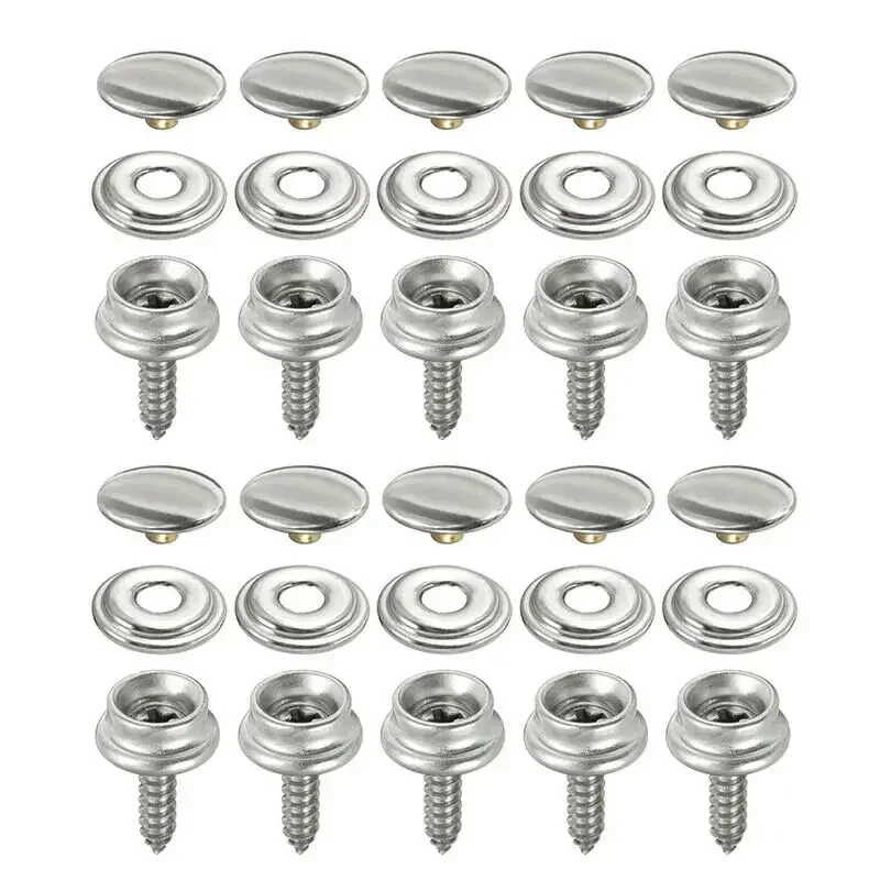 

Applicable Screw Kit 30pcs Boat Snap Fastener For Tent Boat Marine Marine Boat Covers 30pcs Marine boat covers