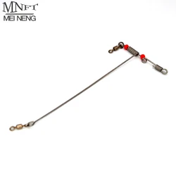 MNFT 6Pcs  Fishing Rigs Lure Balance T-shape Fishing Tools Rolling Triangle with Swivel and Snap Bead Balance Fishing Connector