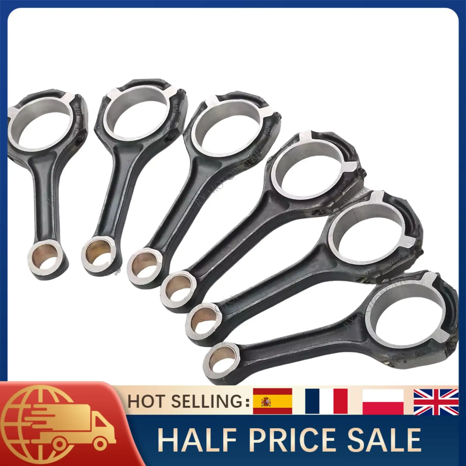 

6PCS Connecting Rods For Mercedes-Benz M276 E35 3.5L V6 C300 C350 E350 CLS350 SL350 SLK350 2011-2018 OE A2760300020