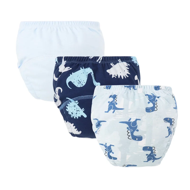3 Stuks Baby Luier Trainingsbroek Voor Meisjes Jongens Wasbare Luiers Baby Doek Luiers Herbruikbare Kinderen Ondergoed Peuter Shorts