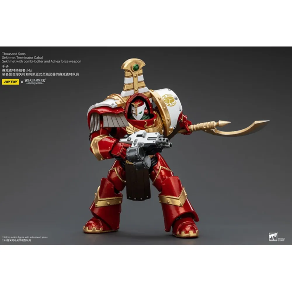 

JOYTOY Warhammer «Чередеси Гора» Тысяча Сингов Sekhmet Терминатор Кабильный Sekhmet с комбинированным болельщиком и игрушкой-куклы Achea Force