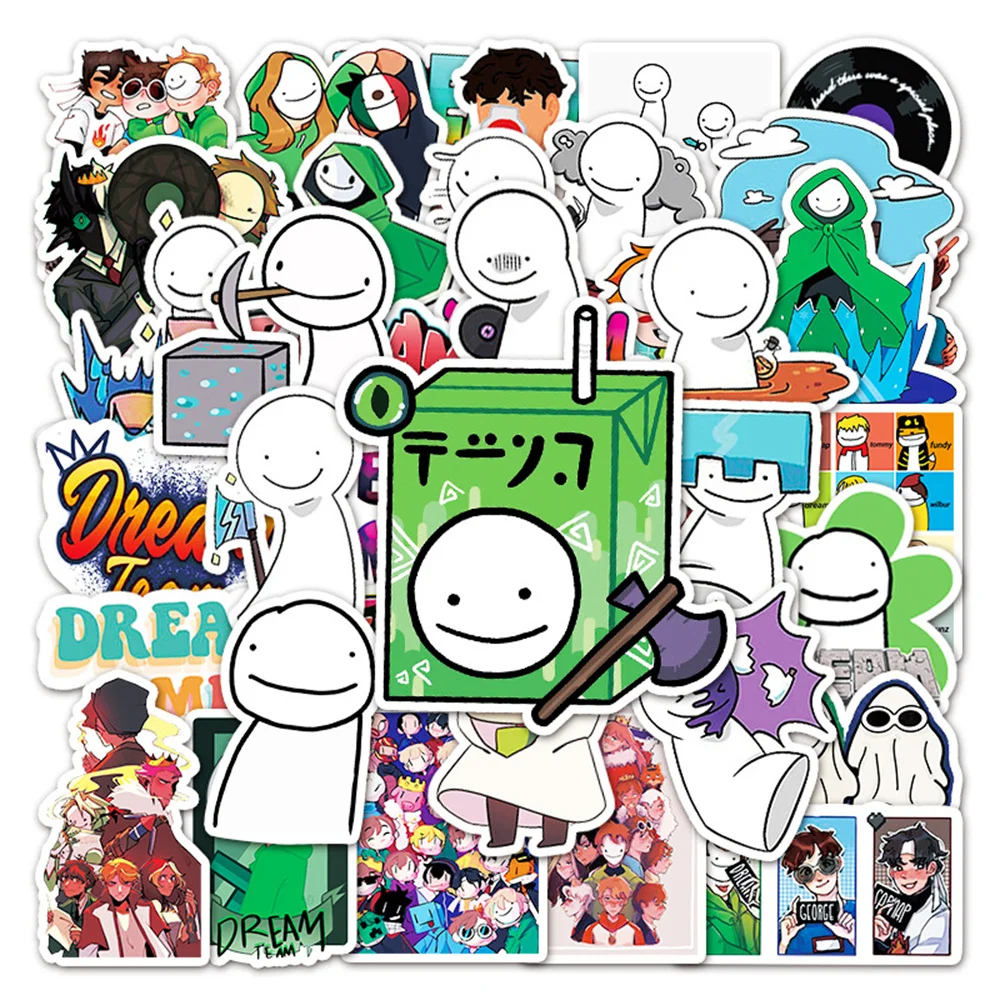 10/30/50PCS Cartoon Dream Smp Graffiti Stickers Suitcase Journal Laptop IPad Skateboard Water Cup Waterproof Stickers Wholesale