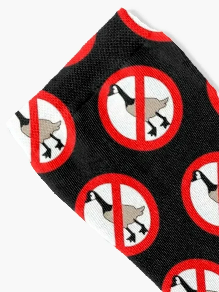 No Canadian Geese Goose No Geese Allowed Socks Thermal man winter floral moving stockings Soccer Mens Socks Women's