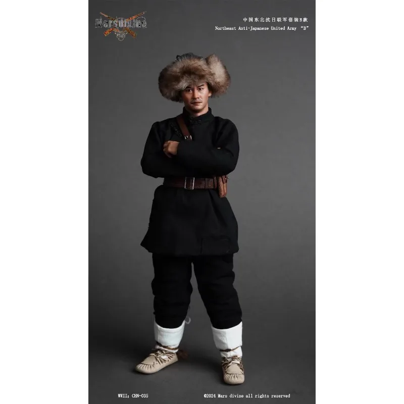 CHN-035 escala 1/6 série militar da segunda guerra mundial nordeste anti-japonês modelo uniforme do exército unido para 12 ''boneca masculina brinquedo figuras corpo