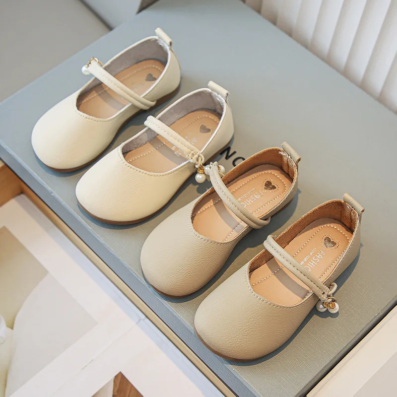 

Детские туфли-слипоны с мягкой подошвой для девочек, весна-осень, новая модель, туфли-принцессы, туфли-мокасины, низкие туфли из искусственной кожи