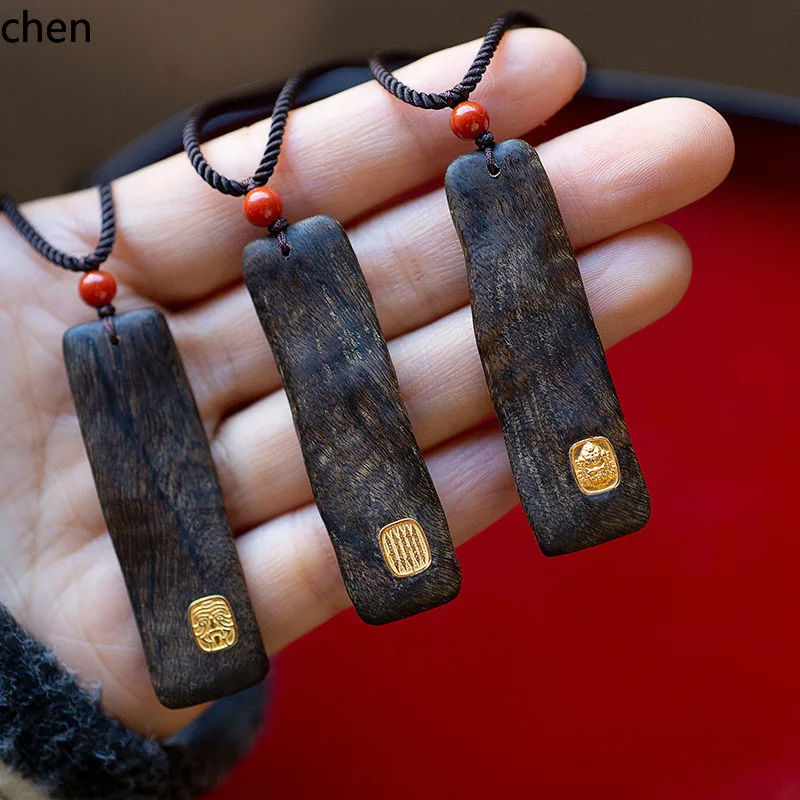 CZ Dala agarwood pendant, Kiram red agate high-end collectible accessory