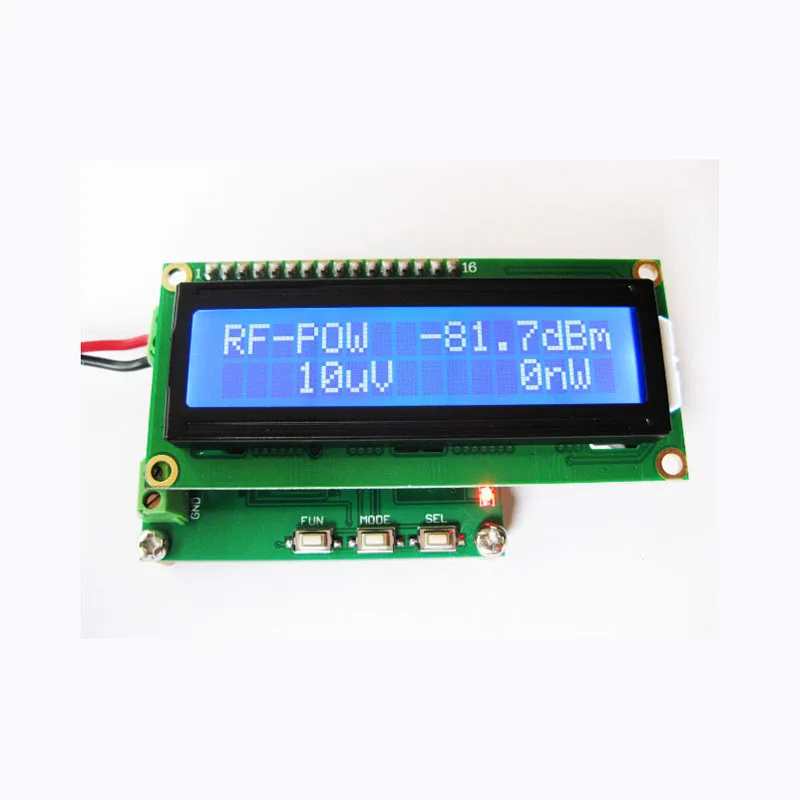 

RF power meter Power meter 0-500Mhz -80～10 dBm RF power attenuation value can be set