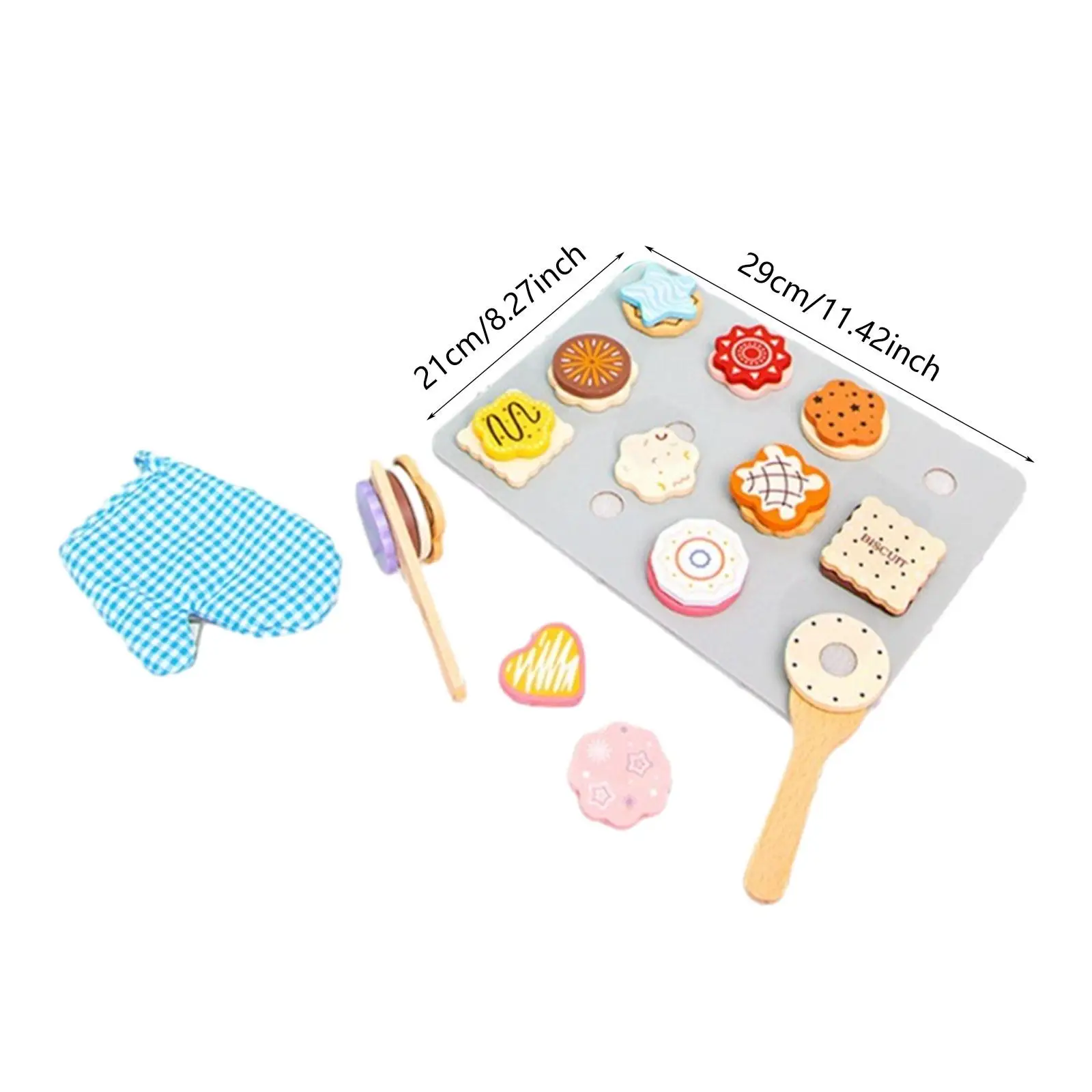 Kids Baking Set Realistic Role Playing Early Learning Fun Kids Kitchen Toys Play Food Set for Toddlers Kids Ages 3+ Boys Girls