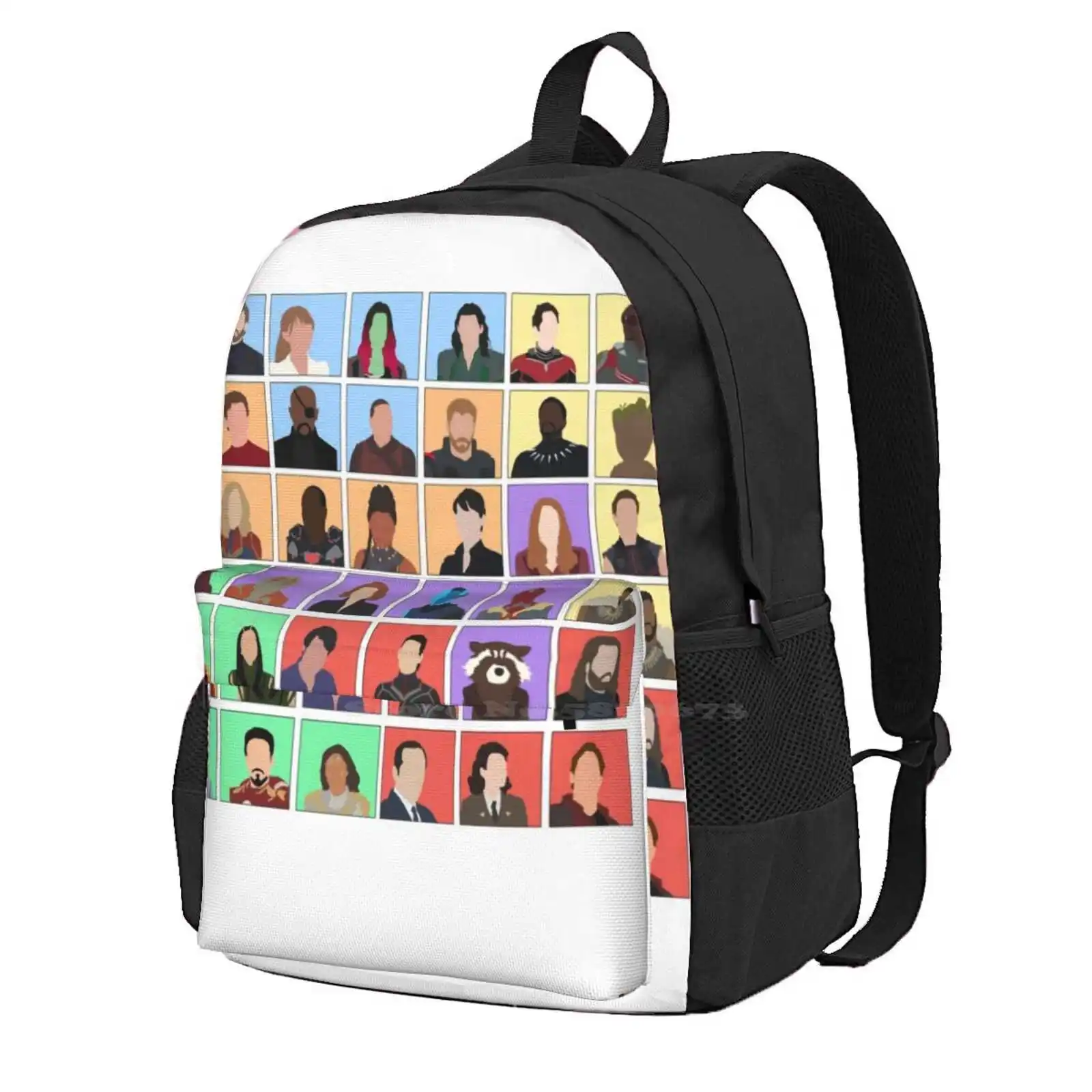 Große Universum Charaktere Tasche Rucksack für Männer Frauen Mädchen Teenager mcu dr seltsame Hawkeye Ameise Mann wanda vision Falcon und die