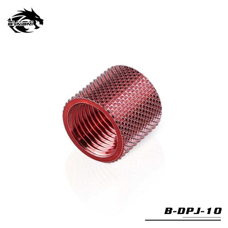 BYKSKI G1/4'' To G1/4'' Extender 15mm Fitting Adapter Water Cooling Adaptors Female To Female Double-sided Thread B-DPJ-10