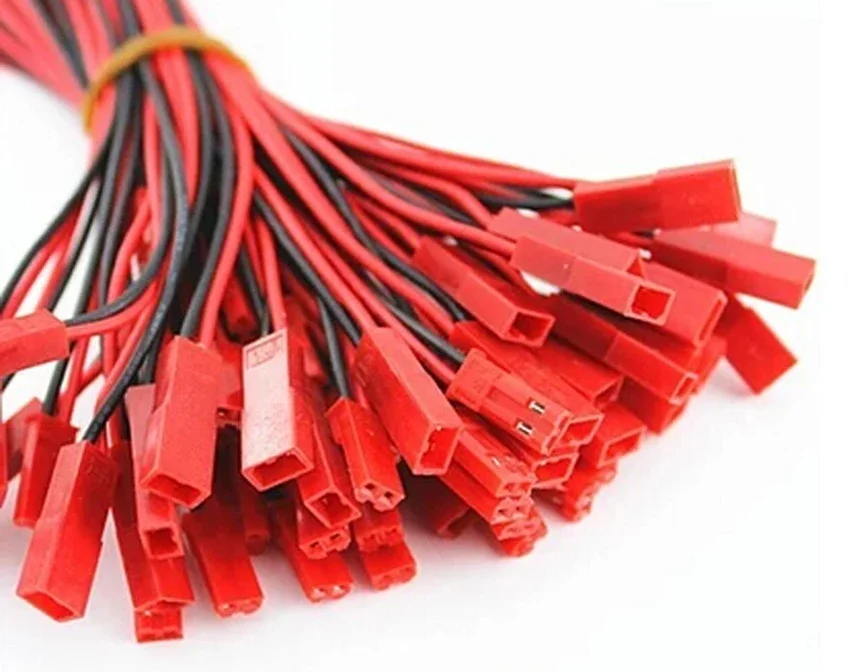 50 pairs JST connector wire battery extention cable for control model