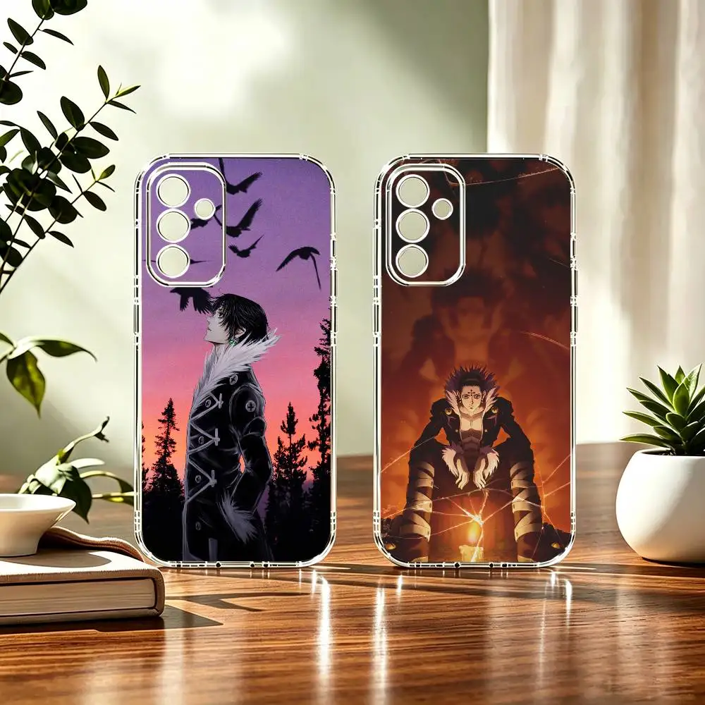 Chrollo Lucilfer Killer H-Hunter x Hunter Painted Transparent soft Phone Case For Samsung A71, A70, A52, A51, A40, A30, A20