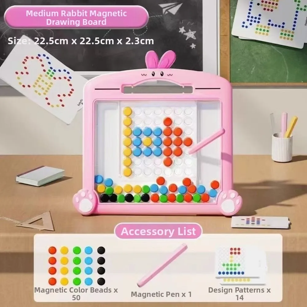 High Quality Cartoon Magnetic Drawing Board Portable Boost Development Skill Learning Reusable Drawing